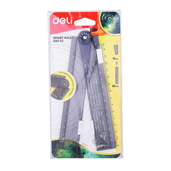 Линейка Deli EG01102 Orbit 30 см.